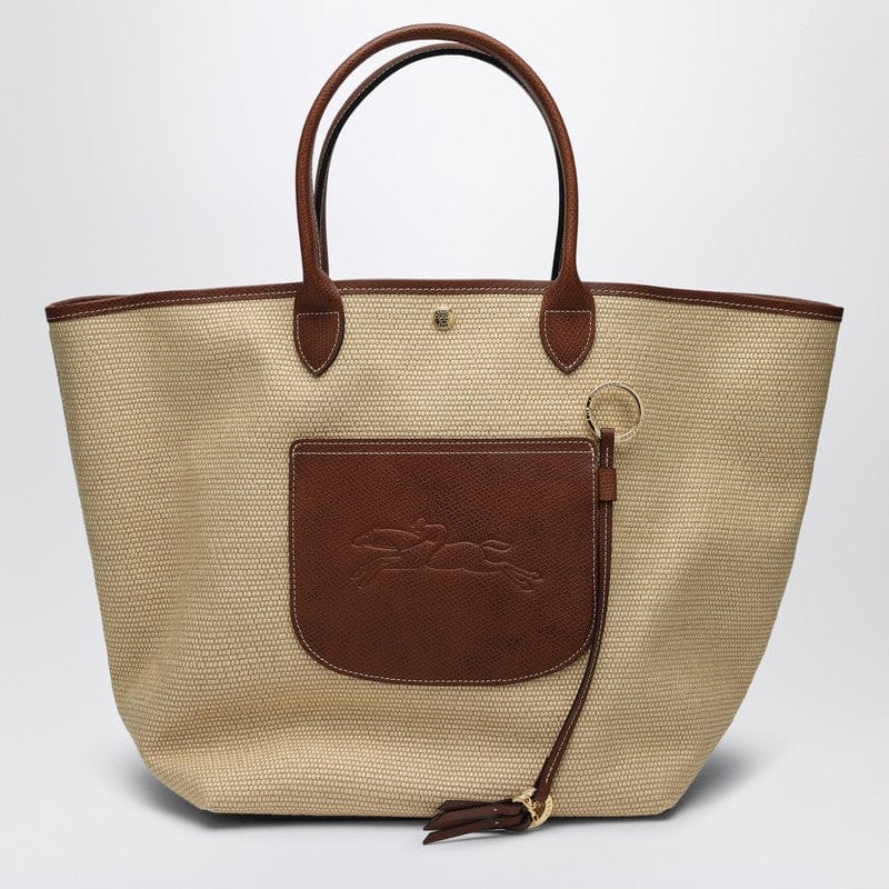 #N/A Longchamp - Basket bag L Le Pliage artichoke brown - One size Brand