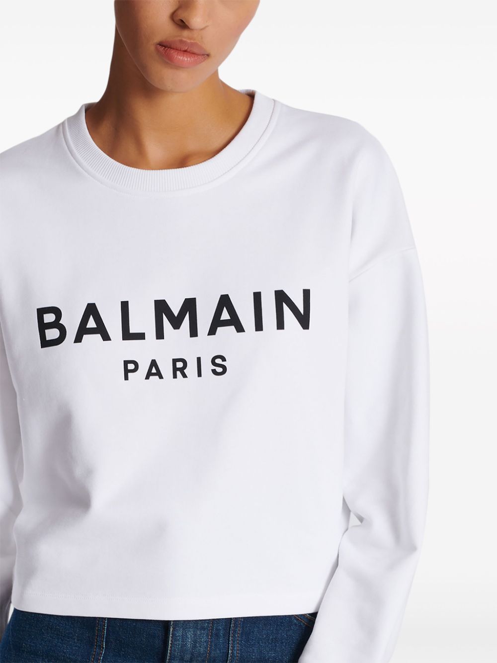 Balmain Cotton Logo Sweater