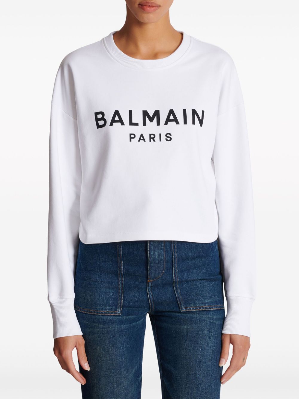 Balmain Cotton Logo Sweater