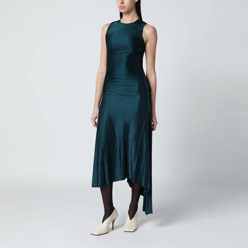 Dresses Victoria Beckham - Twist dress in dark aqua green - 8 UK Brand