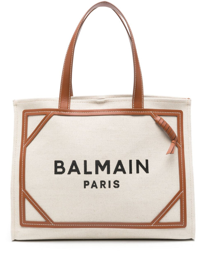 Balmain Shopper Leather Bag