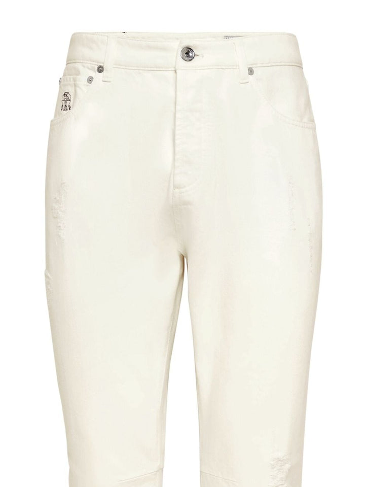 Brunello Cucinelli Jeans White