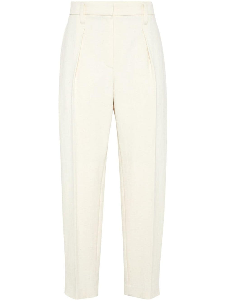 Brunello Cucinelli Trousers White