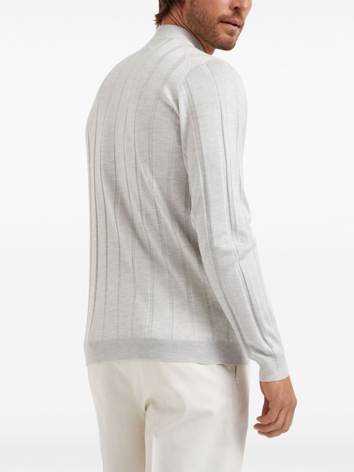 Brunello Cucinelli Sweaters Light Grey