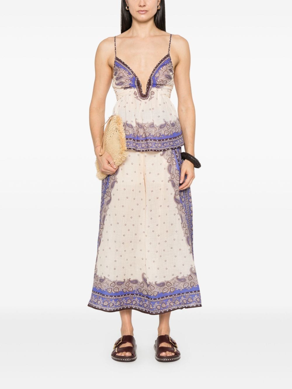 Trousers 2 Zimmermann Trousers Purple Brand