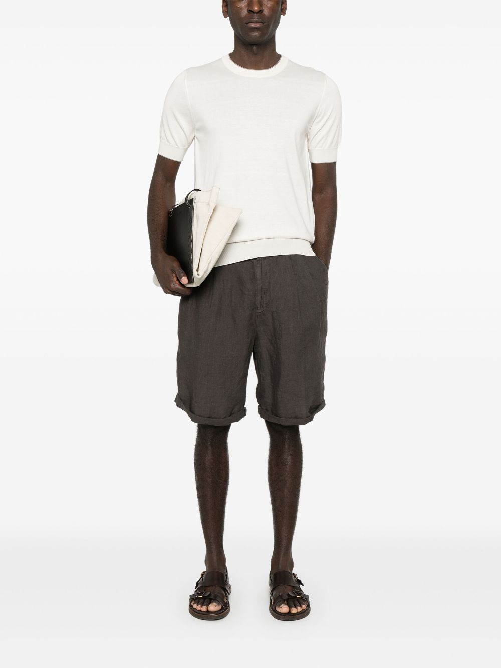 Brunello Cucinelli Shorts Brown