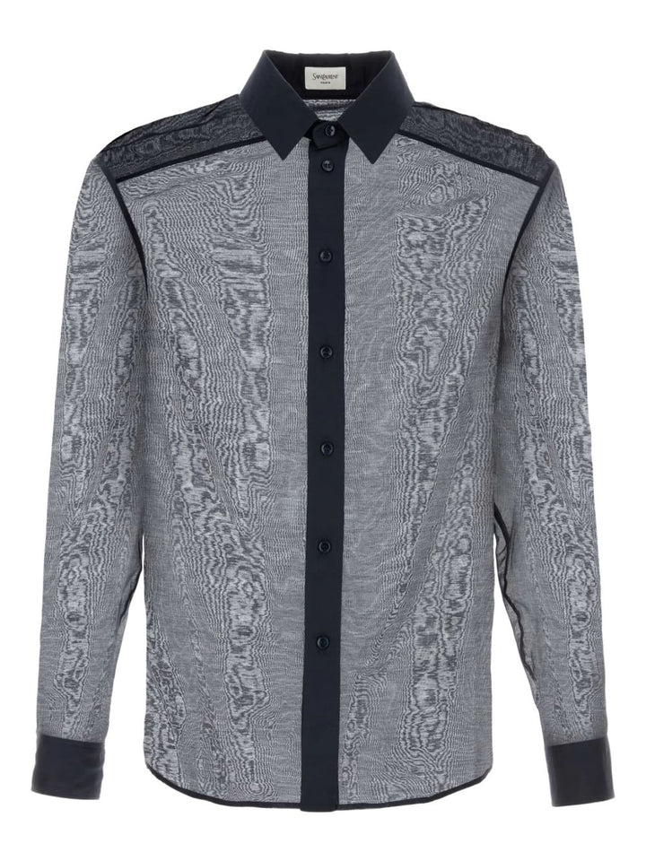 Saint Laurent Shirts Blue voile