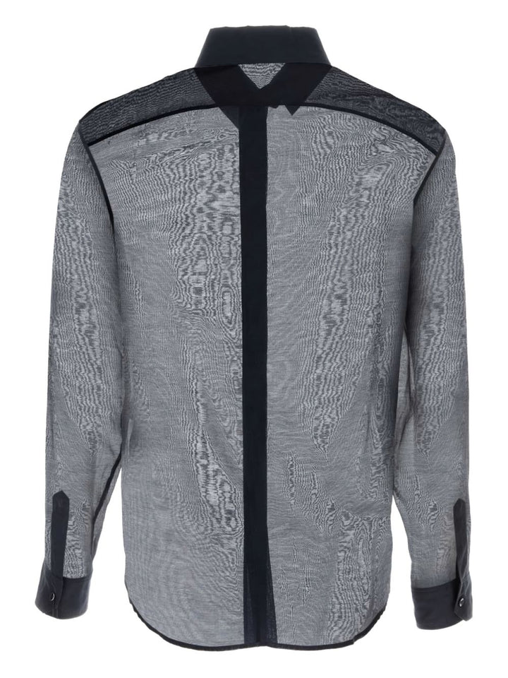Saint Laurent Shirts Blue voile