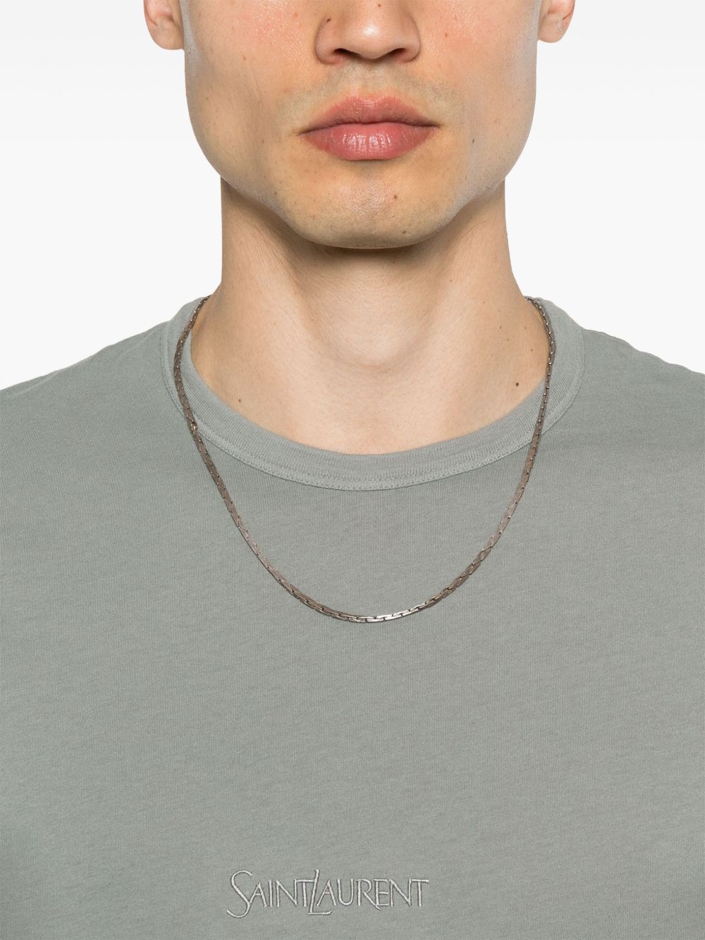 Saint Laurent T-Shirts und Polos Grau
