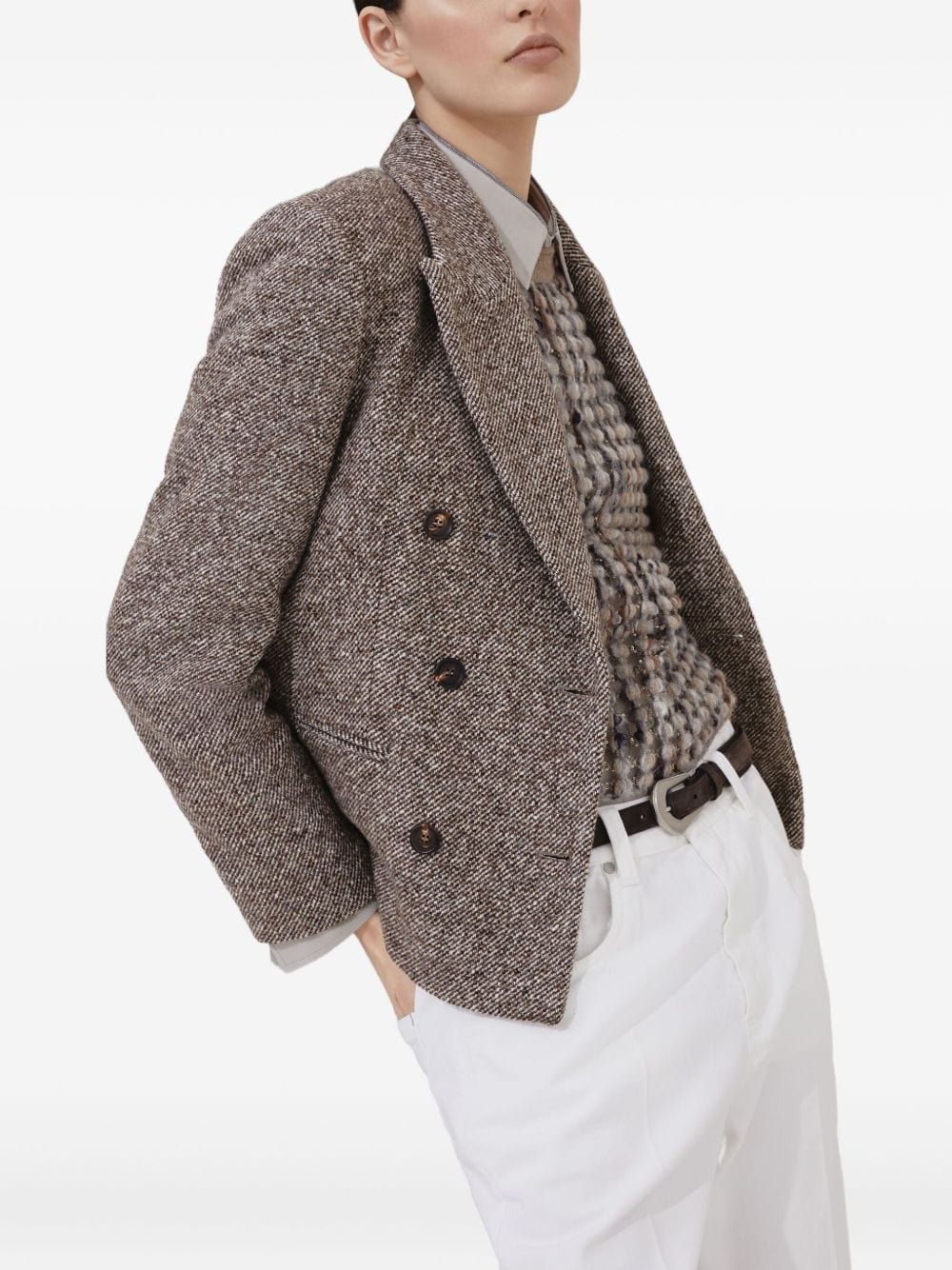 Jackets 44 Brunello Cucinelli Jackets Brown Brand