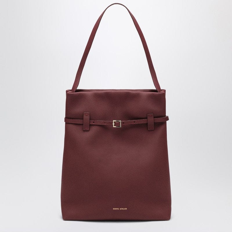 Shopping Totes Manu Atelier - Tote Du Jour burgundy suede tote bag - One size Brand