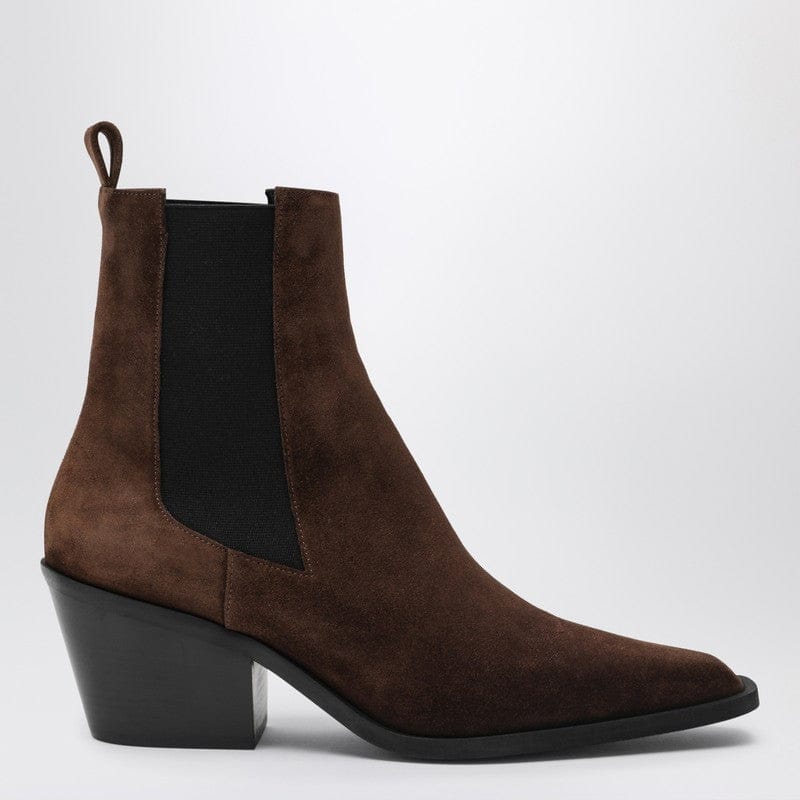 Shoes A.EMERY - The Leo ankle boots in cognac suede - 38 IT Brand