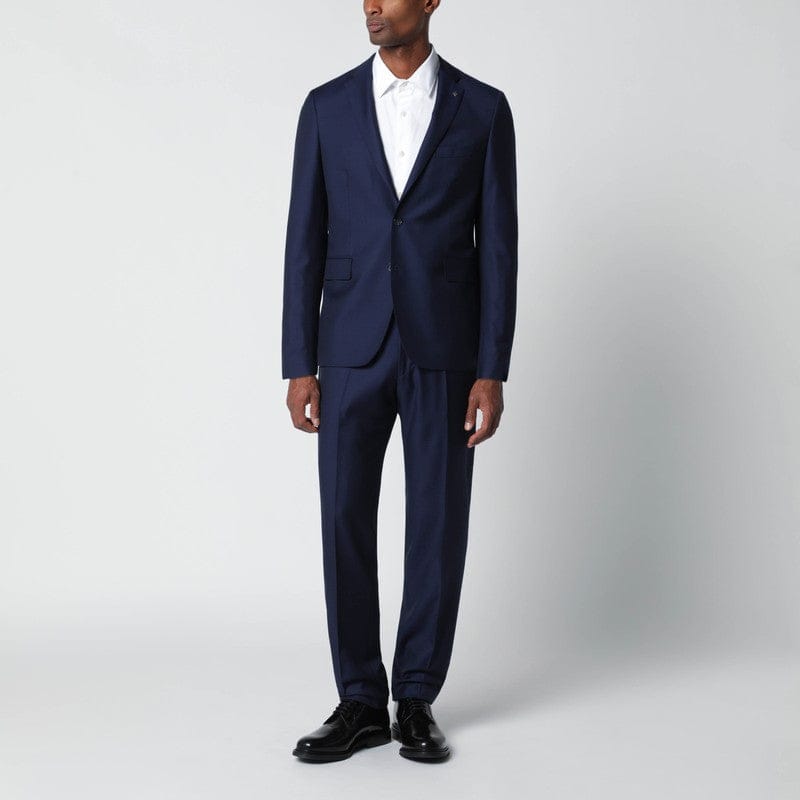 Suits Tagliatore - Blue wool single-breasted suit - 48 IT Brand