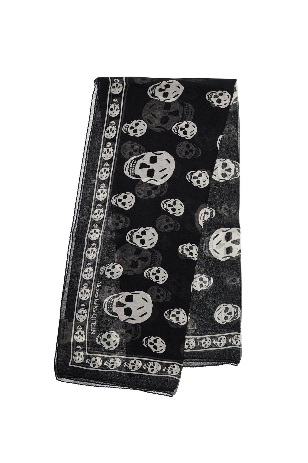 Alexander Mcqueen silk skull scarf