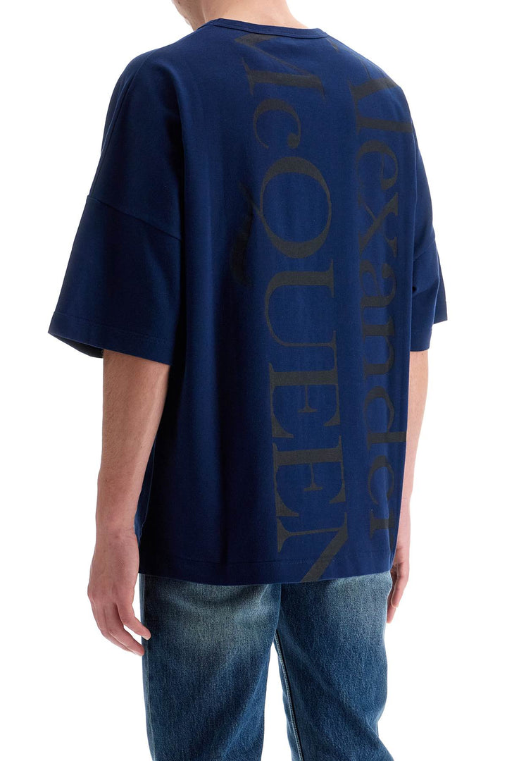 Alexander Mcqueen oversized logo t