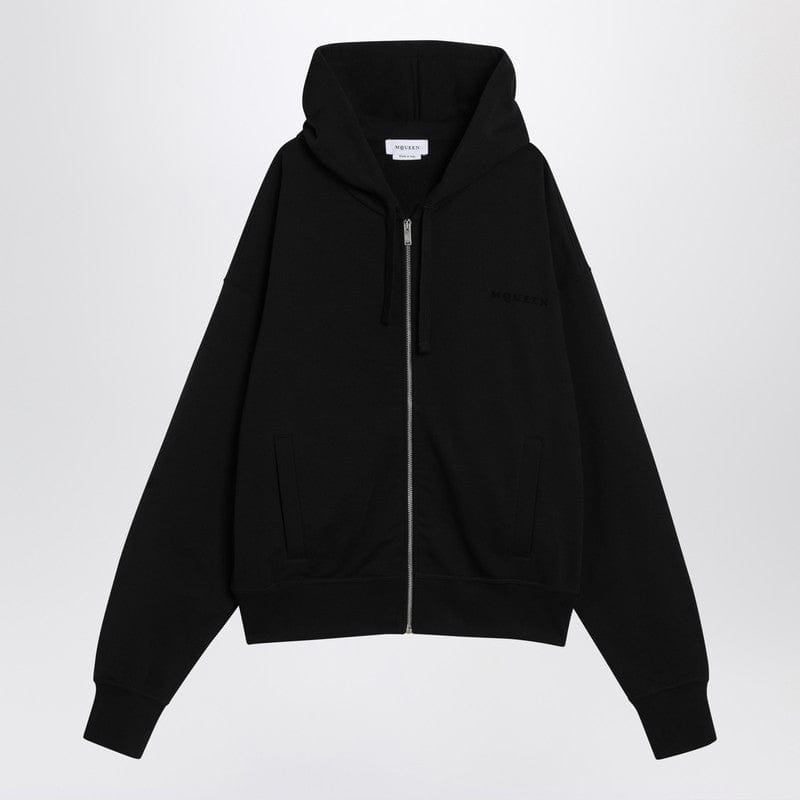 Shirts & Tops Alexander McQueen - Black cotton hoodie - M Brand
