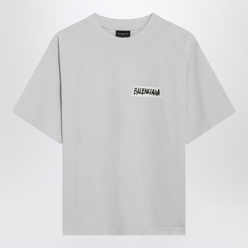 Shirts & Tops Balenciaga - White Masking Tape T-shirt, medium fit - M Brand