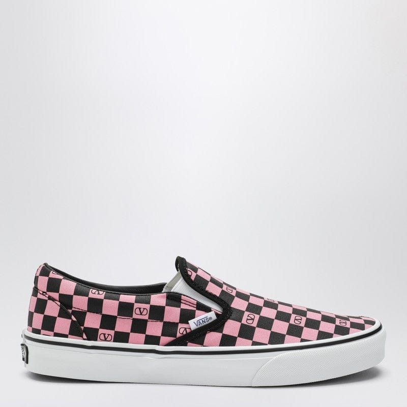 Shoes Valentino Garavani X Vans - Slip-On sneakers orchid pink/black with VLogo Checkerboard print - 41 IT Brand