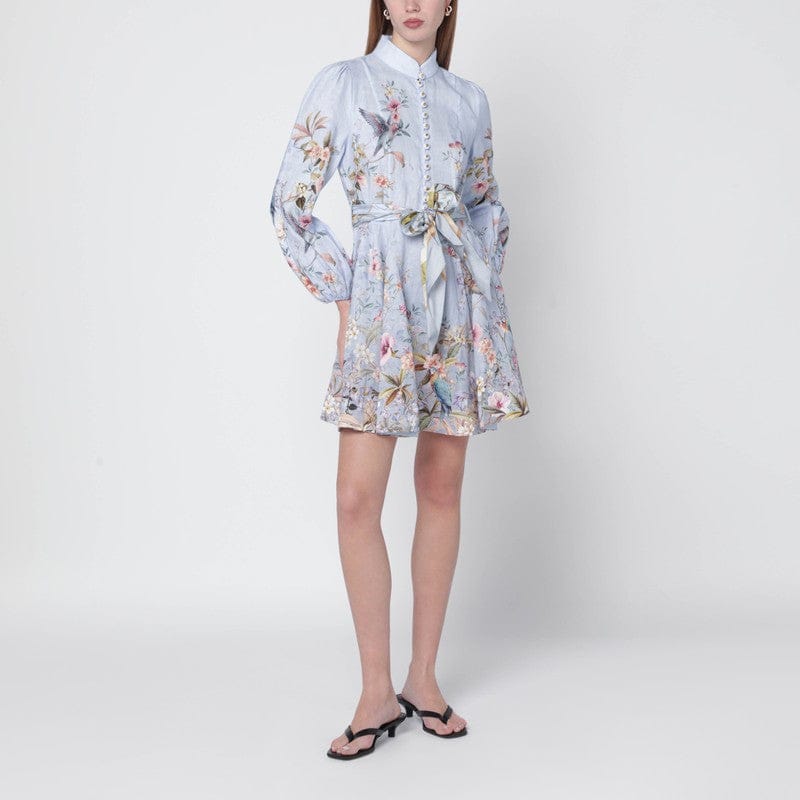 Dresses ZIMMERMANN - Rebellion blue Aviary mini dress - 1 Brand