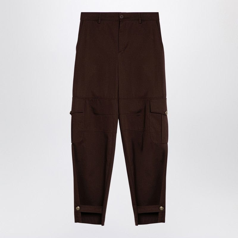 Pants Moschino - Brown wide cargo trousers - 40 IT Brand
