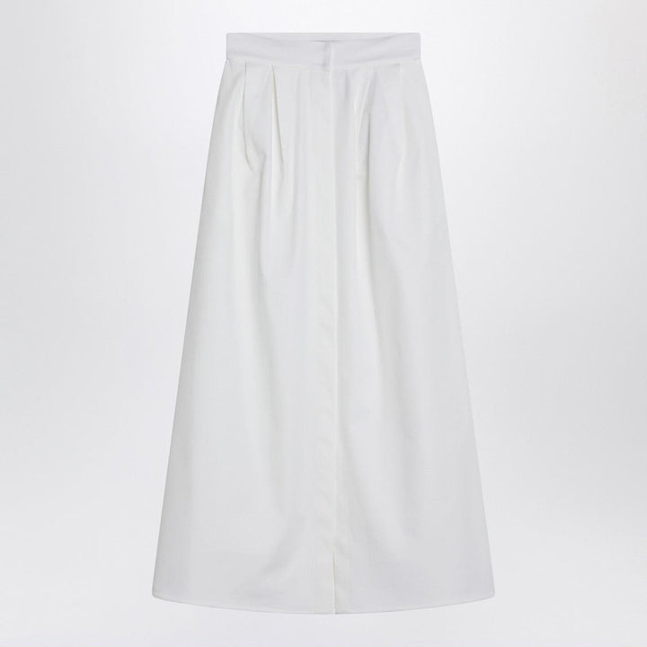 Skirts 44 Max Mara Wide white gabardine skirt Brand