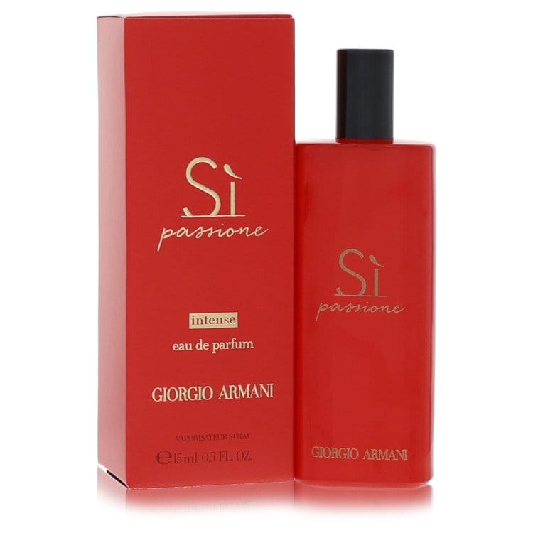 Perfume & Cologne 15 ml Mini EDP Spray Armani Si Passione Intense Mini EDP Spray By Giorgio Armani Brand