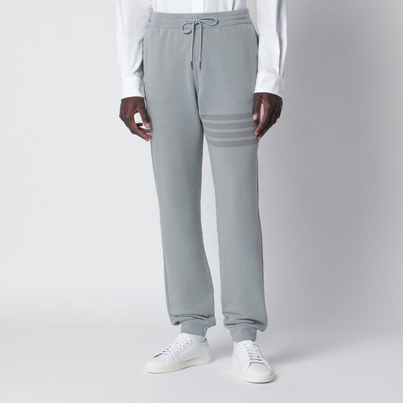 Pants Thom Browne - Grey cotton jogging trousers - 4 Brand