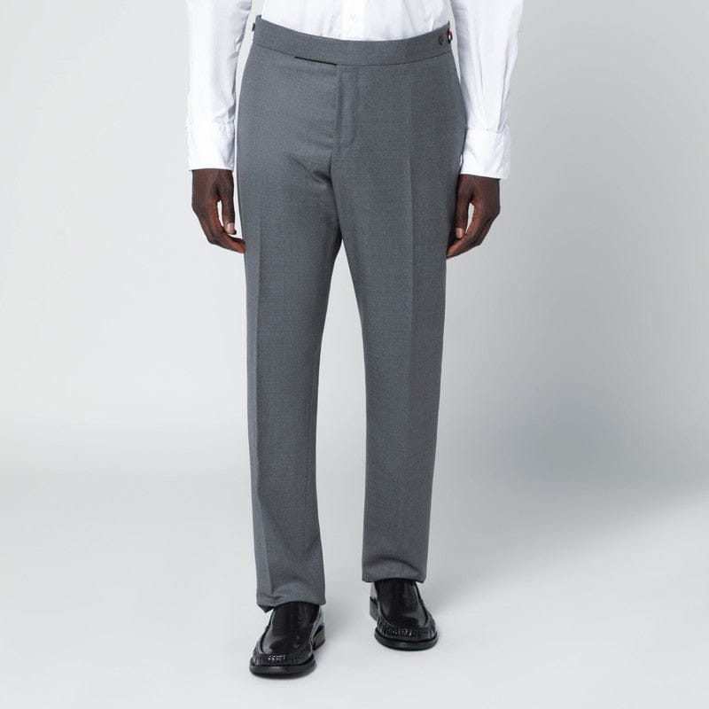Pants Thom Browne - Grey wool trousers - 5 Brand