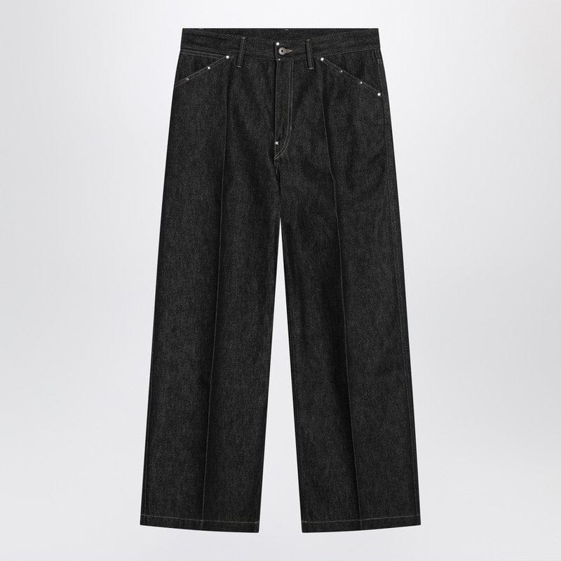 Pants LEMAIRE - Slate-colored jeans with studs - 48 IT Brand