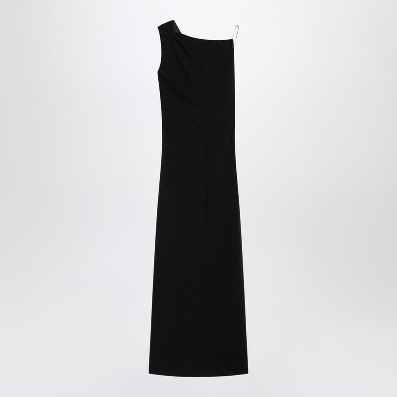 Dresses Max Mara Pianoforte - Long black cady bustier dress - 40 IT Brand