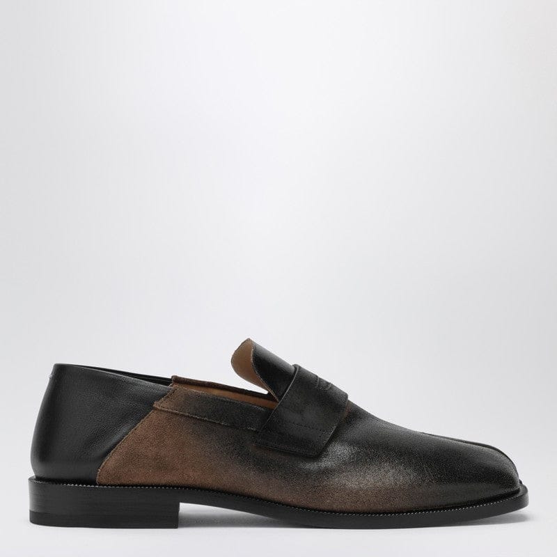 Shoes Maison Margiela - Tabi City loafers in suede with laminated treatment - 41 IT Brand