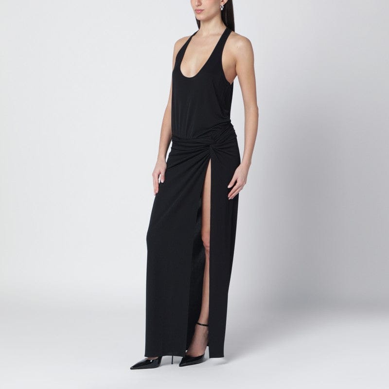 Dresses The Andamane - Black Juno dress with ruching - 40 IT Brand