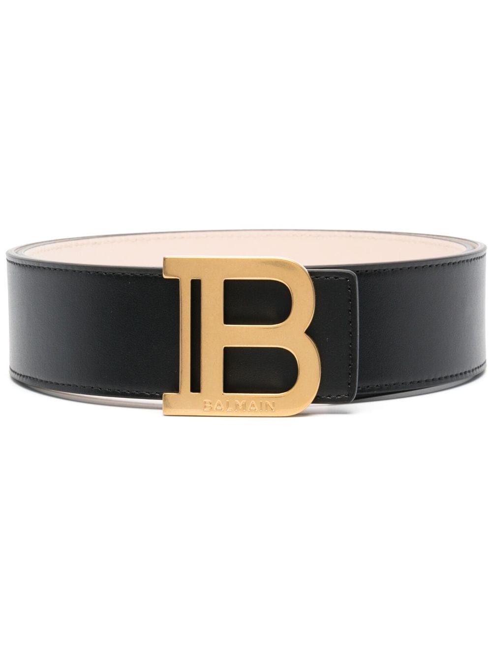Balmain Belts 80 Balmain Belts Black Balmain Black calf leather accessory with gold-tone hardware and logo plaque. Brand