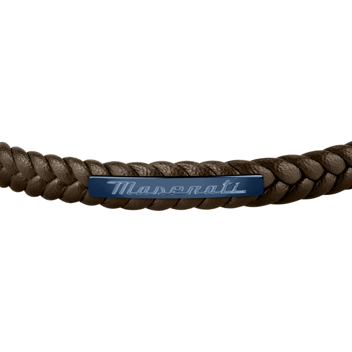 Maserati Bracelet Maserati Brown with Blue Recycled Leather 225mm Bracelet Maserati Brown with Blue Recycled Leather 225mm Bracelet Brand
