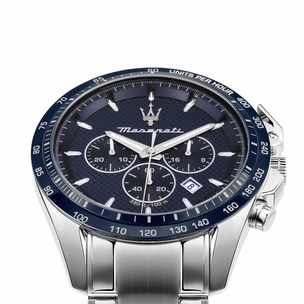 Maserati Chronograph Watches Maserati Traguardo 45mm Stainless Steel Chronograph Watch Maserati Traguardo 45mm Stainless Steel Chronograph Watch Brand