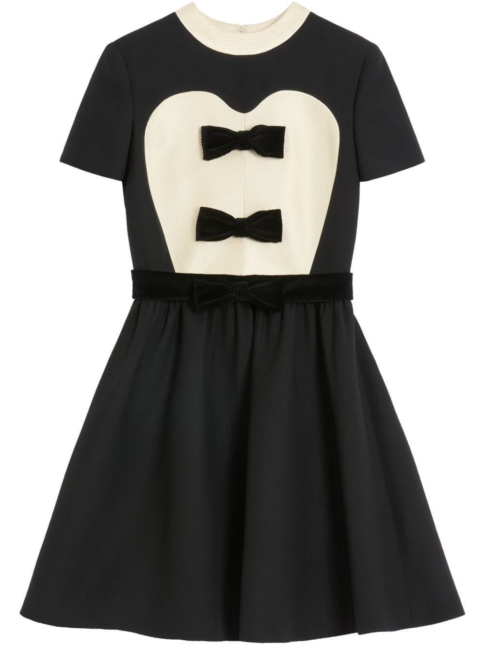Valentino Dresses Valentino Crepe Couture Short Dress With Bows Valentino Crepe Couture Short Dress With Bows Brand