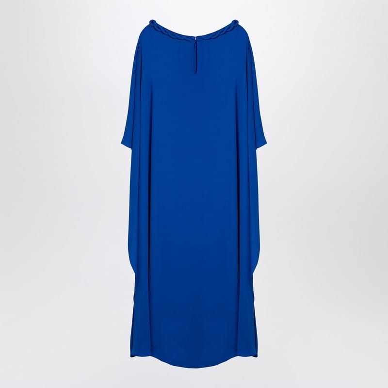 Valentino Dresses 44 Valentino Electric Blue Silk Midi Dress Valentino Electric Blue Silk Midi Dress Brand