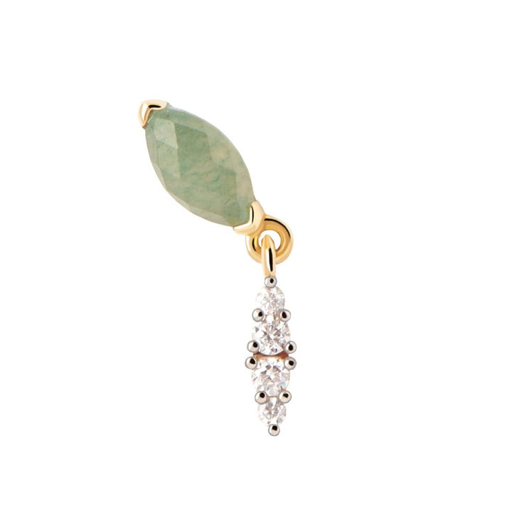 Heart & Grace Earrings PDPaola Ginger Aventurine Single Earring Brand