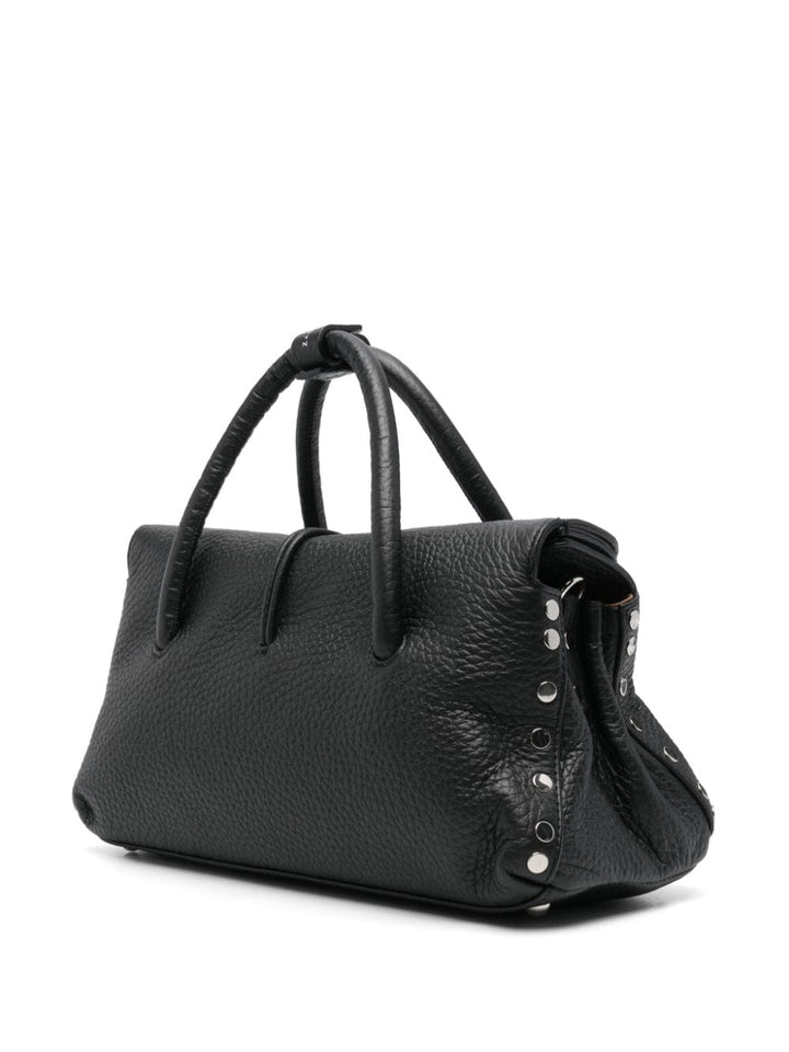 Zanellato Handbag UNI Zanellato Black Calf Leather Bag Zanellato Black Calf Leather Bag  Italian Leather at Italian Luxury Group Brand