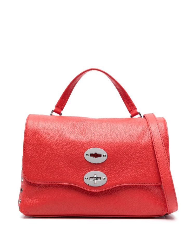 Zanellato Handbag UNI Zanellato Poppy Red Twist-lock Zanellato Poppy Red Twist-lock Leather Bag at Italian Luxury Group Brand