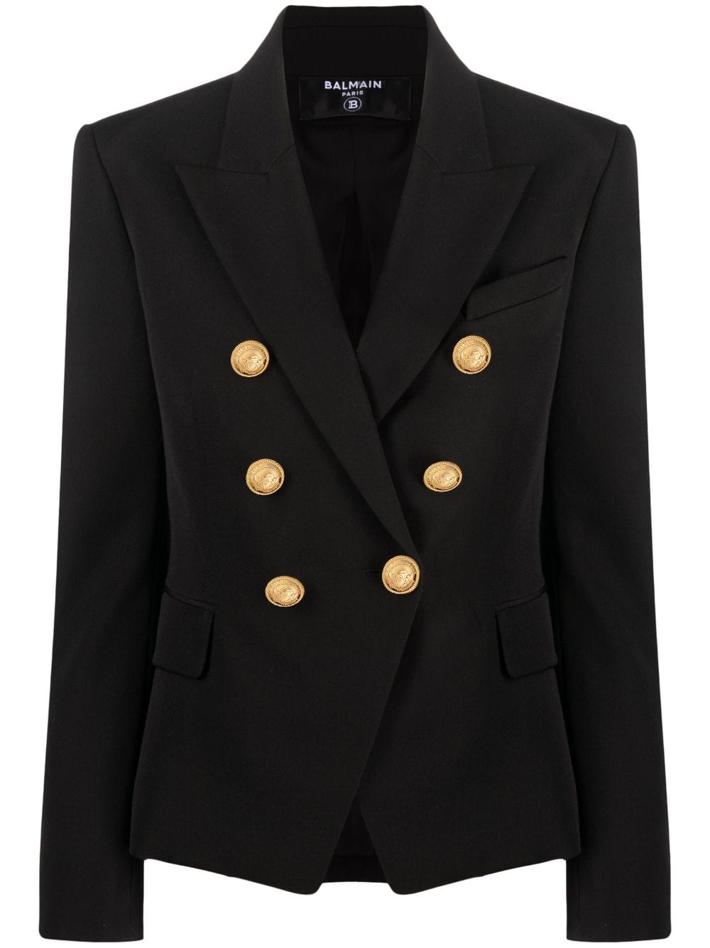 Balmain Jackets 38 Balmain Double-Breasted Blazer Balmain Black Wool Blazer Brand