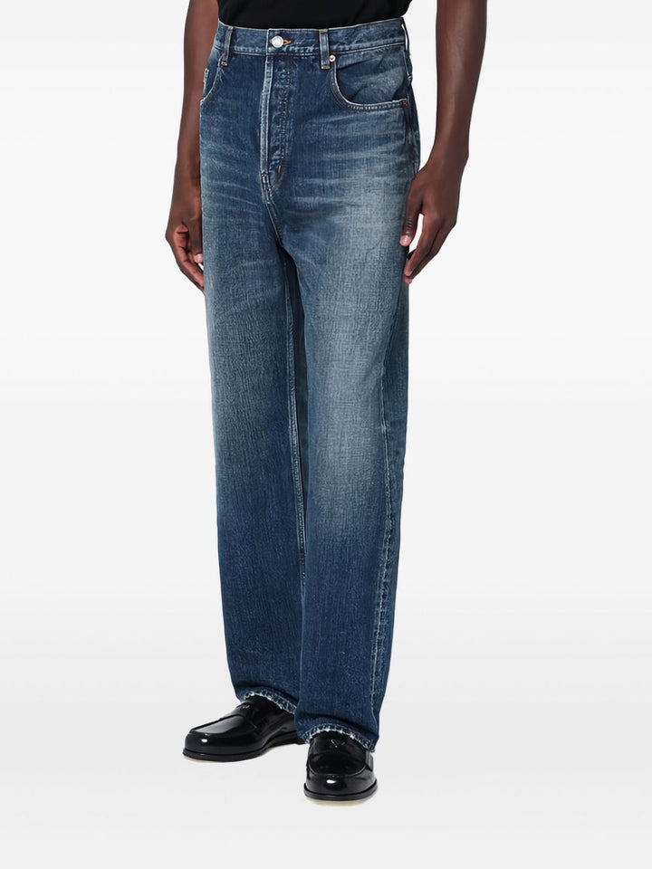 Saint Laurent Jeans Saint Laurent  Jeans Blue Saint Laurent - High-Rise Blue Denim Jeans – Classic Five-Pocket Style Brand
