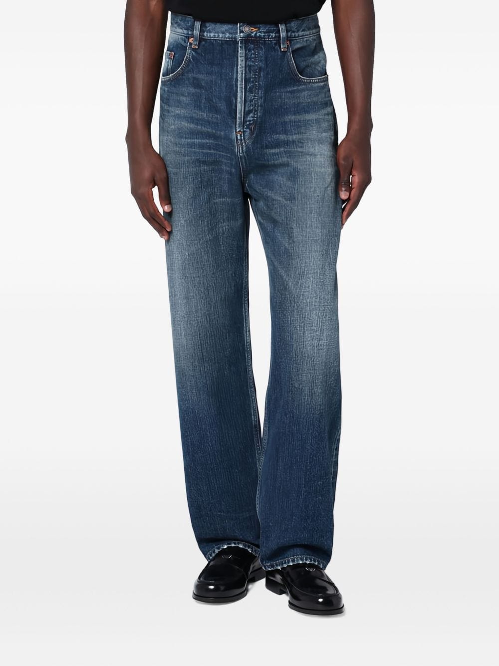 Saint Laurent Jeans Saint Laurent  Jeans Blue Saint Laurent - High-Rise Blue Denim Jeans – Classic Five-Pocket Style Brand