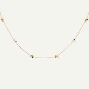 PDPaola Necklace PDPaola Co La Palette Gold U with 18k Gold Plated Finish Necklace Brand