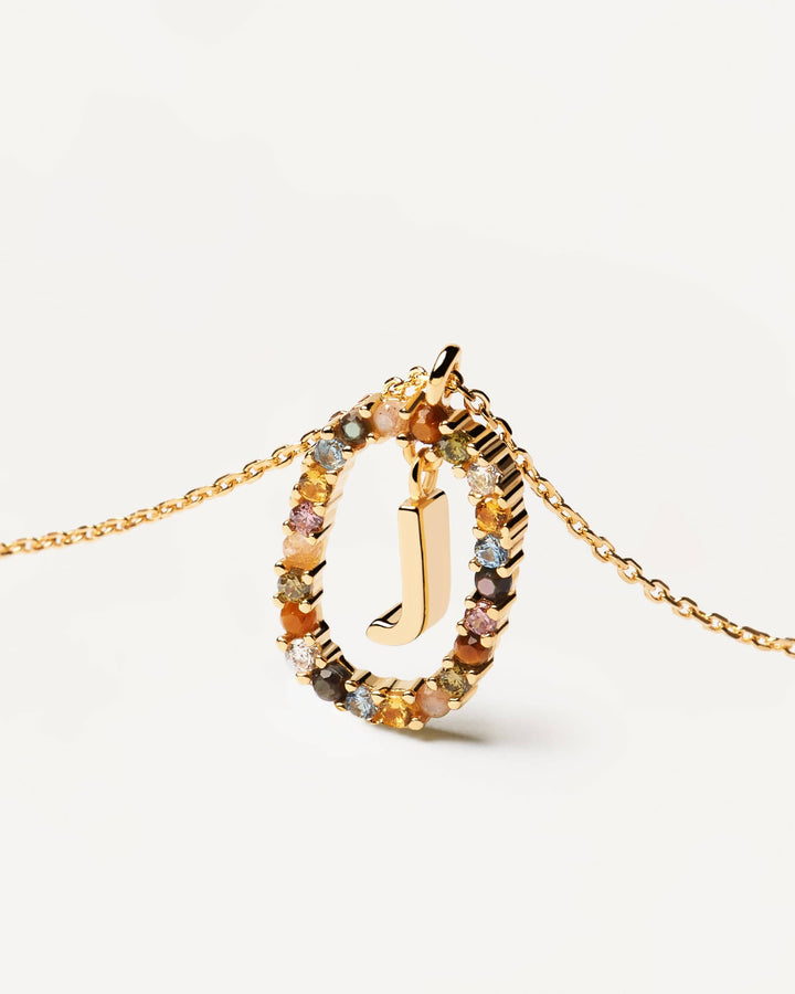 PDPaola Necklace PDPaola Letter 18k Gold Necklace J Brand