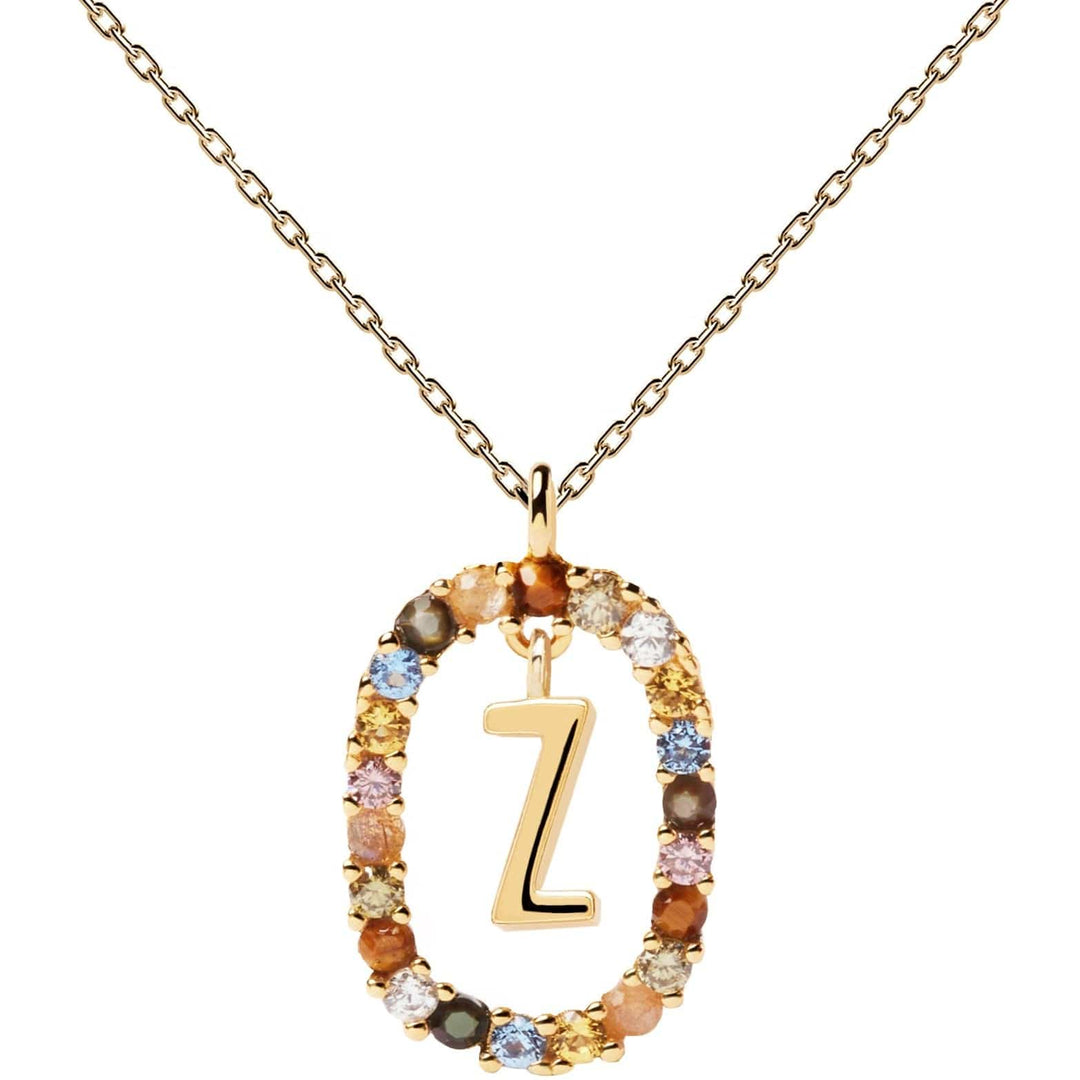 PDPaola Necklace PDPaola Letter 18k Gold Necklace Z Brand