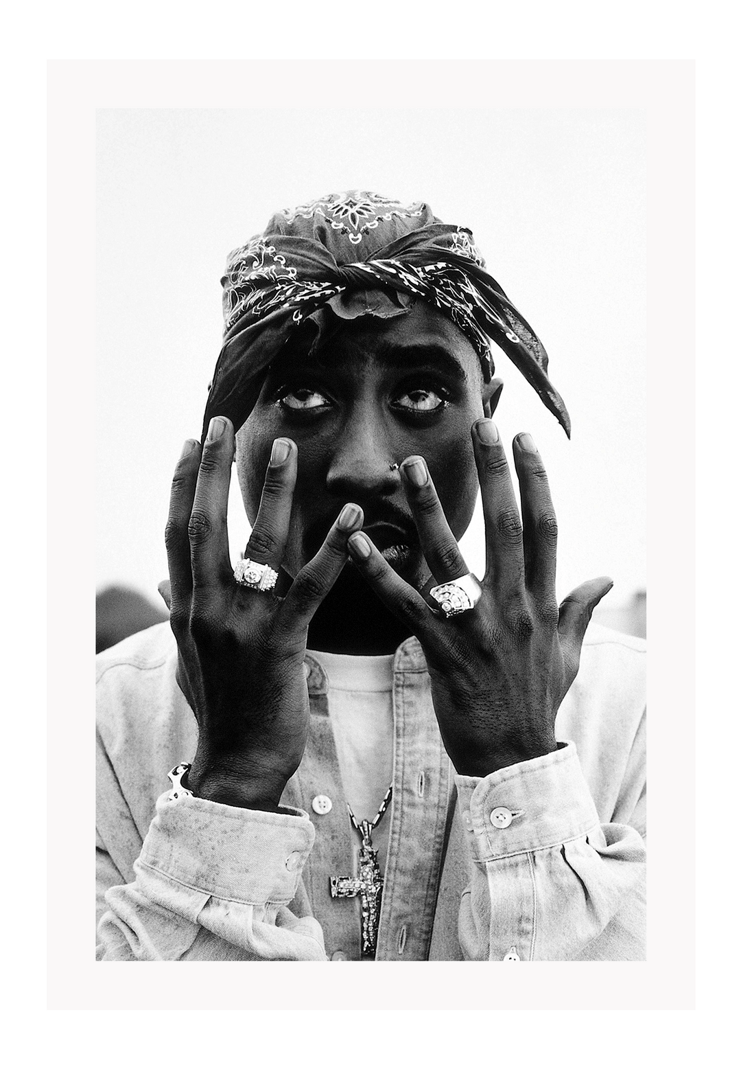 Canvas Print 60x90cm / Unframed Tupac Tupac Wall Art : Ready to hang framed artwork. Brand