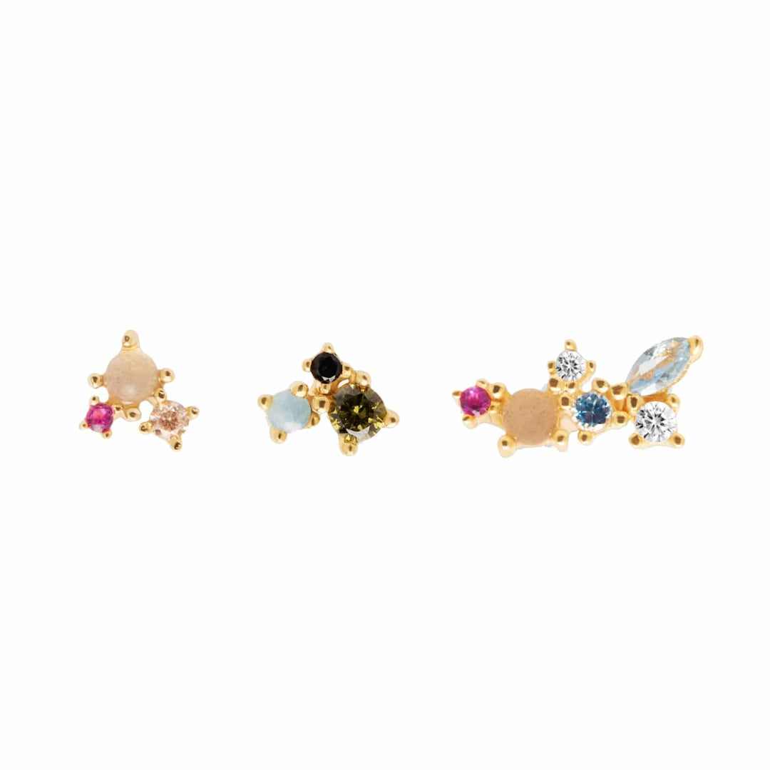 Heart & Grace Rings PdPaola Atelier La Palette Gold Earings PDPAOLA Atelier Papillon Ring Sterling Silver 925 Gold Plated Brand