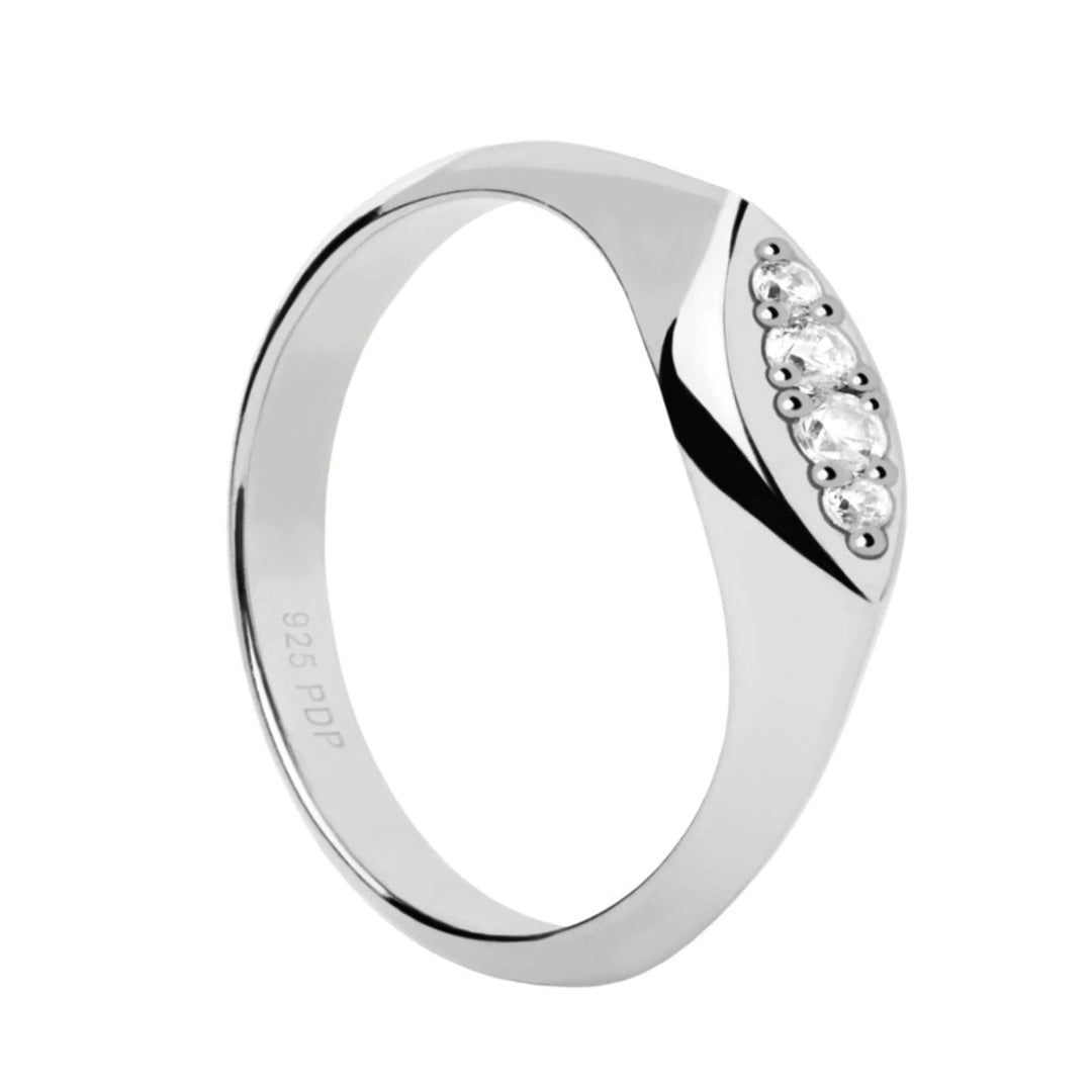 PDPaola Rings 18 PDPaola Gala Silver Stamp Ring Brand