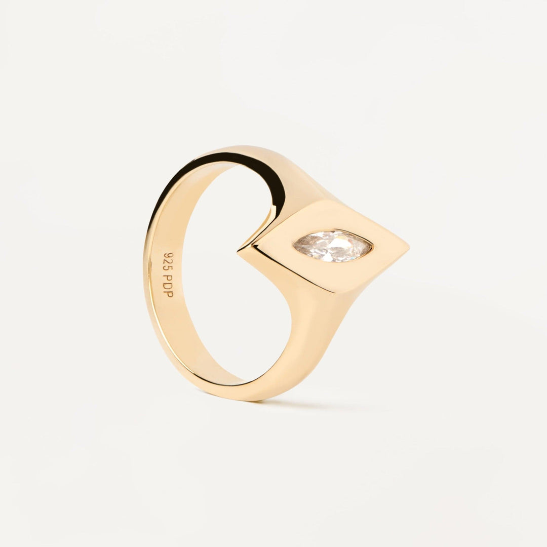 PDPaola Rings PDPaola Kate Stamp Ring Brand